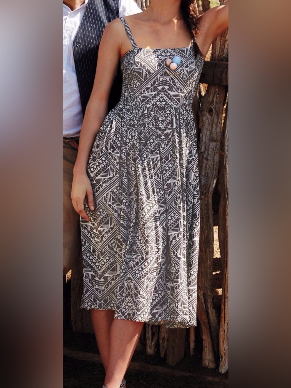 Sketchbook Midi Sundress from Anthropologie